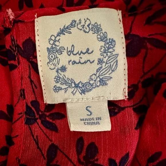 ADORABLE Bright Pink and Navy Dress Size Small - Picture 3 of 6